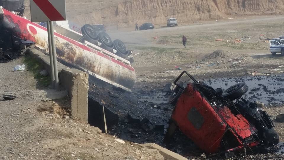 به‌هۆی رووداوی هاتووچۆوه‌ 9 كه‌س بریندار بوون